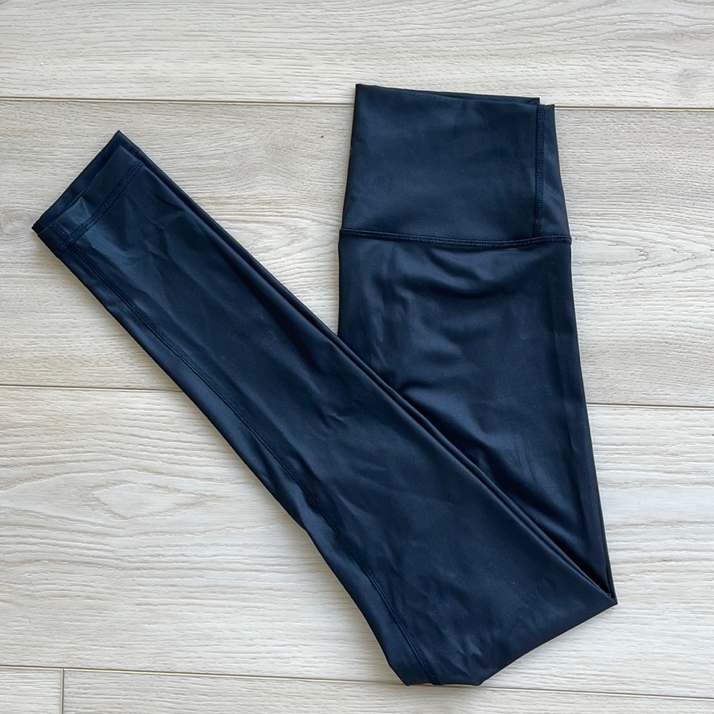 TNA high rise leather leggings